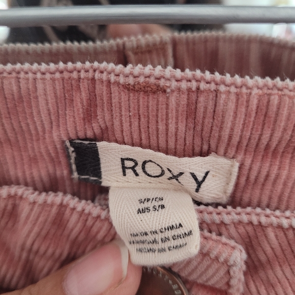 Sold EUC ROXY Pink Corduroy skirt sz S - Picture 6 of 6